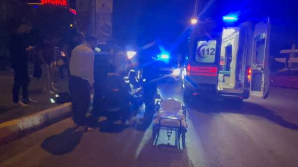 Erzincan'da motosiklet kazasında sürücü yaralandı