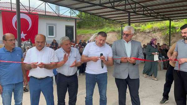 Hayırseverlerin desteği ile yapılan mescit ibadete açıldı
