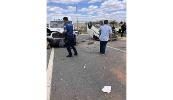 Tomarza'da trafik kazası: 1 yaralı