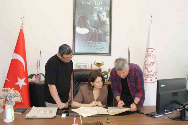 Altıntaş'ta Maarif Arşivi çalışmaları sürüyor