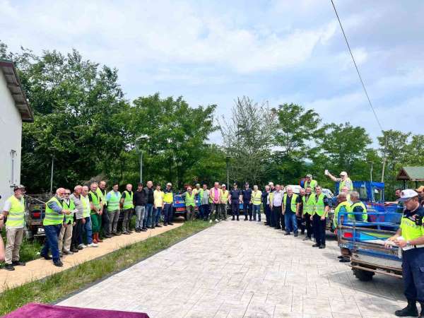 Ordu'da patpat sürücülerine trafik güvenliği eğitimi