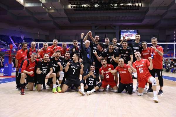 A Milli Erkek Voleybol Takımı, Almanya'yı 3-1 mağlup etti