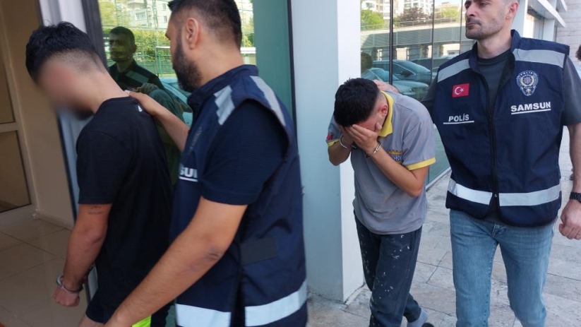 Samsun'da okuldan para çalan 2'si çocuk 4 kişi yakalandı