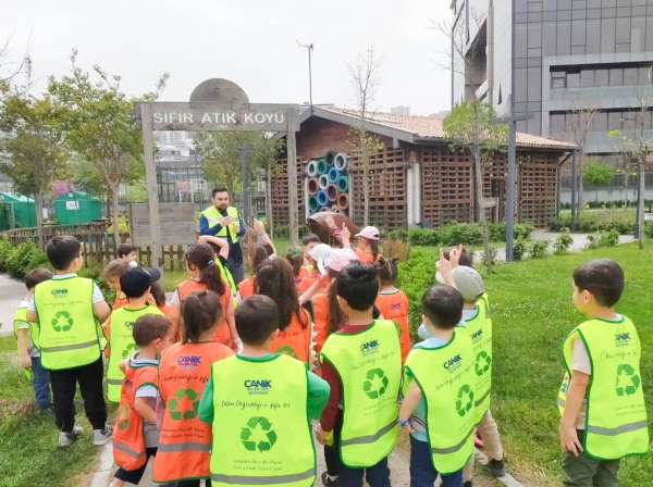 Canik Sıfır Atık Köyü'nde çocuklara uygulamalı eğitim