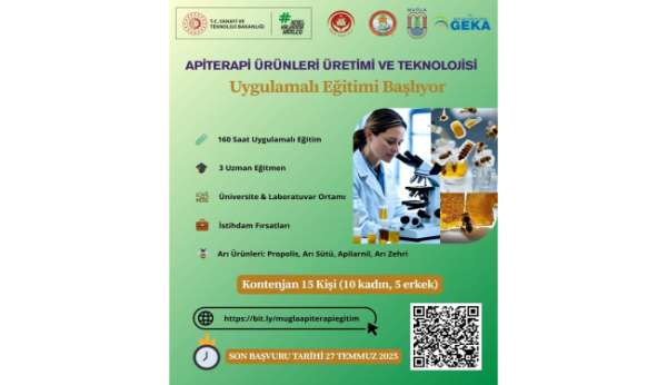 Muğla'da apiterapi eğitimi başlıyor
