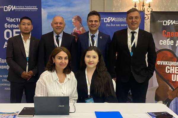 OFM Hastanesi, Kazakistan'daki sağlık fuarında Türkiye'yi temsil etti