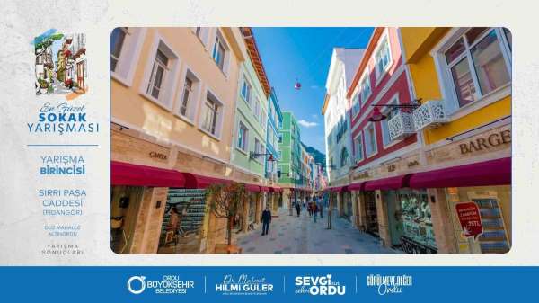 Ordu'nun en güzel mahalleleri, sokak ve balkonları belli oldu