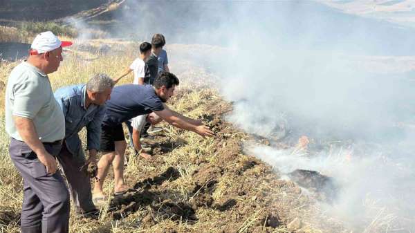 Tokat'ta buğday tarlasında çıkan yangın 2 bin dönüm araziyi kül etti