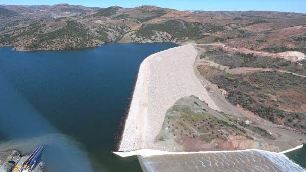 Afrin Barajı isale hattı tamamlandı 