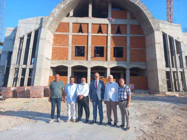 Bandırma'da Üniversite Camii projesi yerinde incelendi