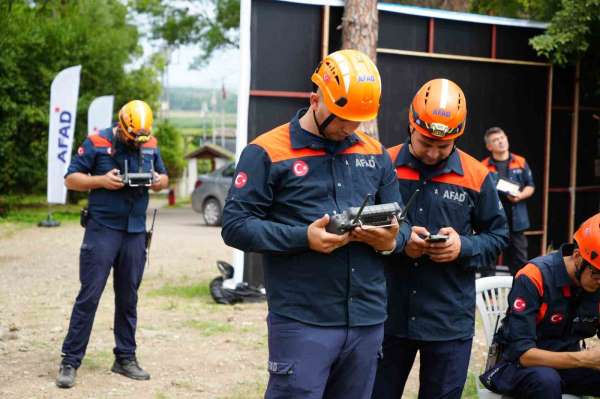 Samsun'da AFAD'ın İHA destekli arama-kurtarma yarışması başladı