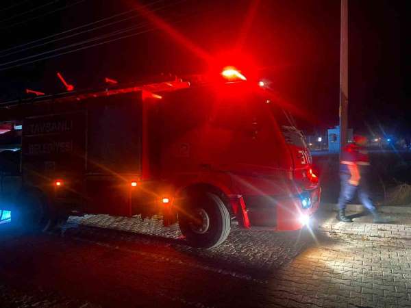 Tavşanlı'da trafo patlaması korkuttu