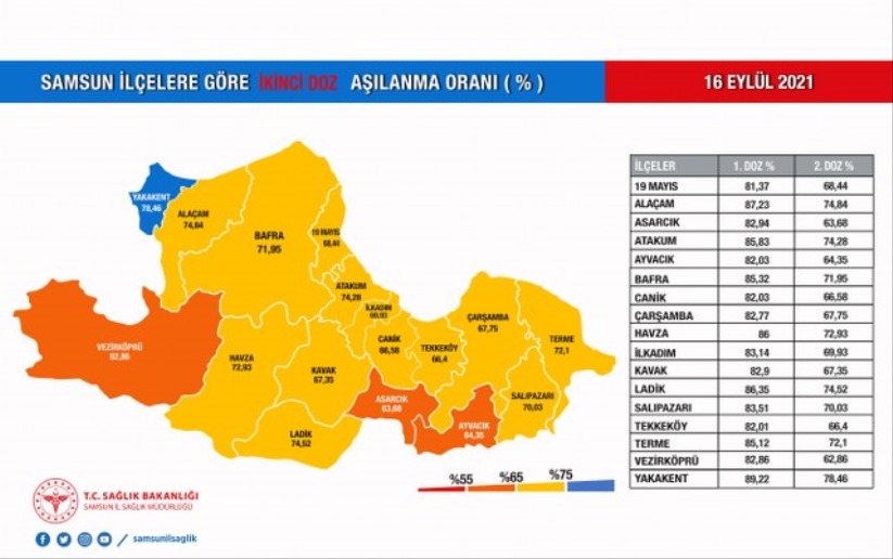 Samsun'da vaka sayıları artıyor