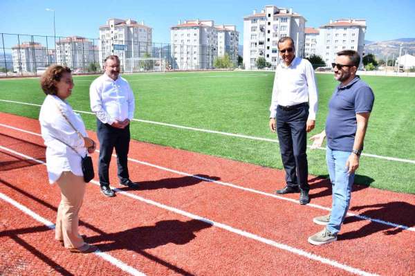 Gençlik ve Spor İl Müdürlüğü Emet'teki spor tesislerinde incelemelerde bulundu