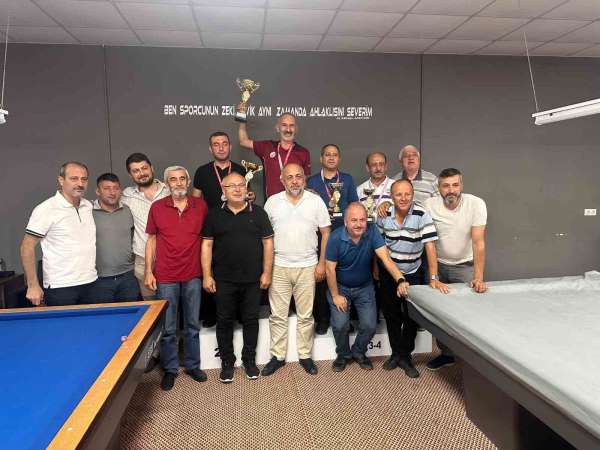 Afyonkarahisar'da Üç Bant Bilardo İl Şampiyonası tamamlandı