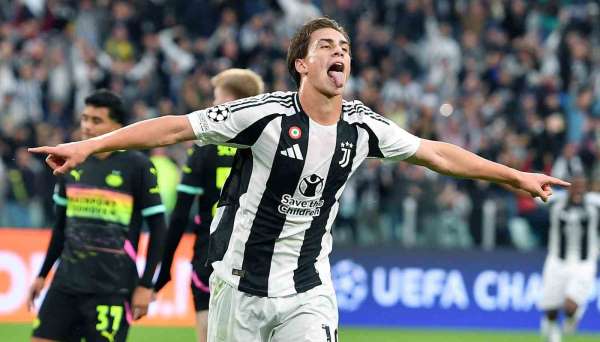 Kenan Yıldız'ın 1 gol attığı maçta Juventus PSV'yi mağlup etti