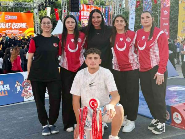Samsun'un mas güreşi başarısı