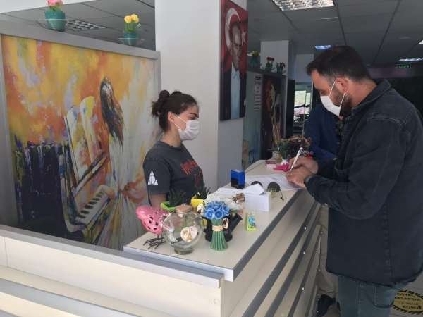 Düzce'de spor salonları denetlendi