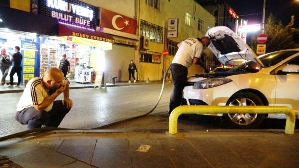 İtfaiyenin kedi ile imtihanı