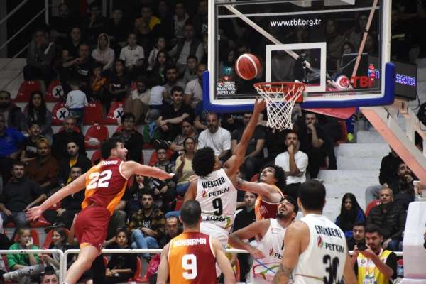Türkiye Sigorta Basketbol Süper Ligi: Aliağa Petkimspor: 66 - Galatasaray Nef: 84 - İzmir haber