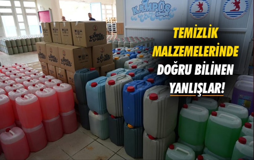 Temizlik malzemelerinde doğru bilinen yanlışlar