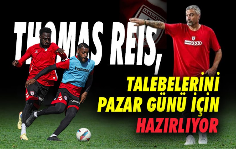 Thomas Reis, talebelerini Pazar günü için hazırlıyor