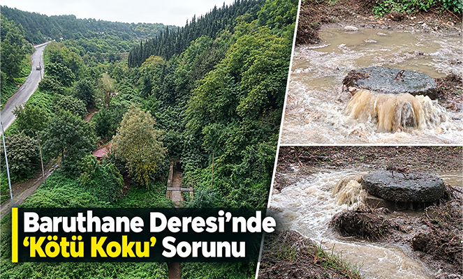 Baruthane Deresi'nde 'kötü koku' sorunu
