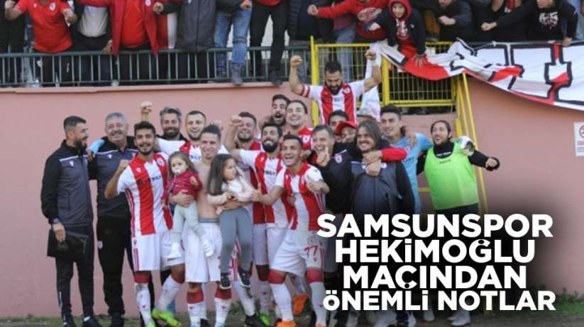 Samsunspor Hekimoğlu Trabzon Maçından Notlar