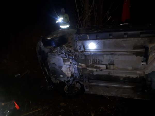 Bayburt'ta trafik kazası: 2 yaralı - Bayburt haber