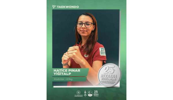 Hatice Pınar Yiğitalp'ten gümüş madalya