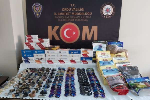 Ordu'da kaçak tütün operasyonu 