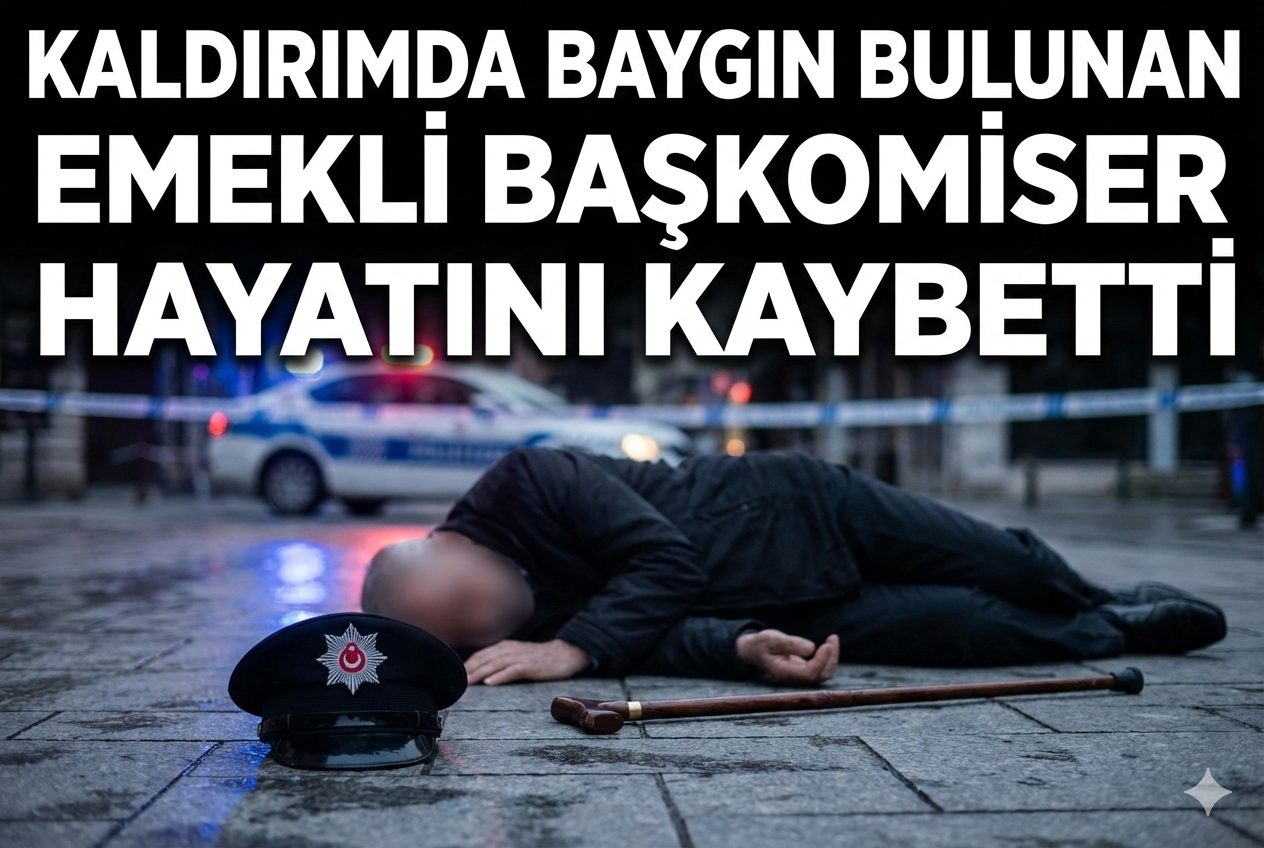Kaldırımda baygın bulunan emekli başkomiser hayatını kaybetti
