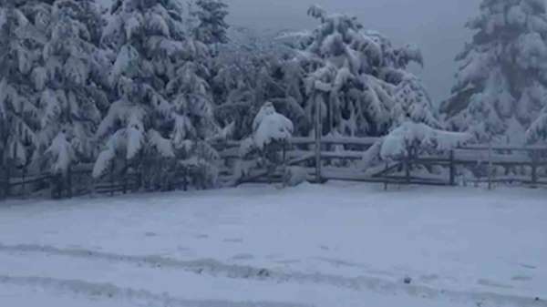 Bolu'da kış turizmine yapay kar desteği