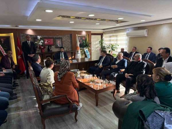 MHP Etimesgut İlçe Başkanı Muratgül'den AK Parti Etmisgut İlçe Başkanı Şankazan'a ziyaret