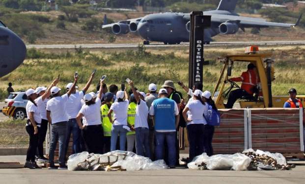 ABD'nin Venezuela için gönderdiği yardımlar Kolombiya'ya ulaştı