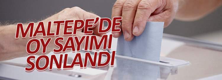 Maltepe'de sayım bitti
