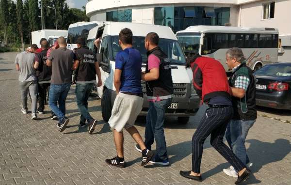 Samsun'da uyuşturucu ticaretinden 7 kişi tutuklandı 
