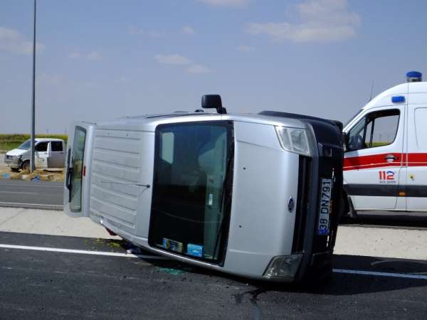 Aksaray'da trafik kazası: 5 yaralı 