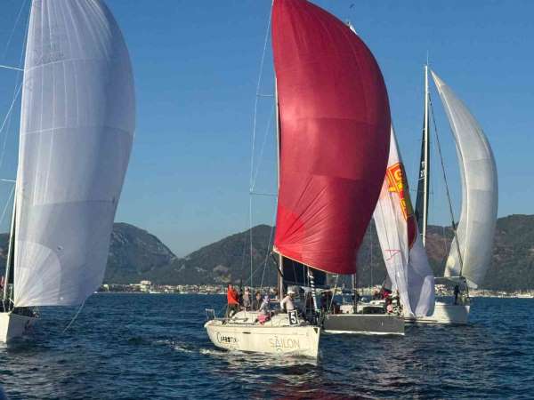 Marmaris'te kış trofesi rüzgarla başladı