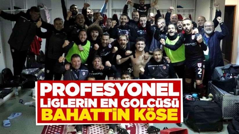 Profesyonel liglerin en golcüsü Bahattin Köse