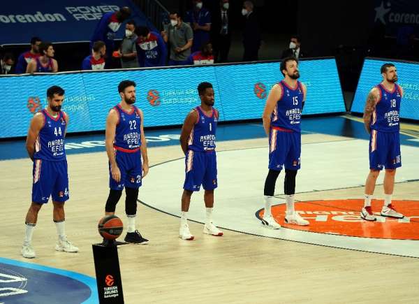 THY Euroleague: Anadolu Efes: 76 - Olympiakos: 53