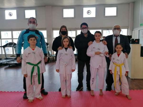 Uygur ve Alkan'dan tekvandoculaa ziyaret