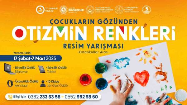 'Çocukların Gözünden Otizmin Renkleri' resim yarışması