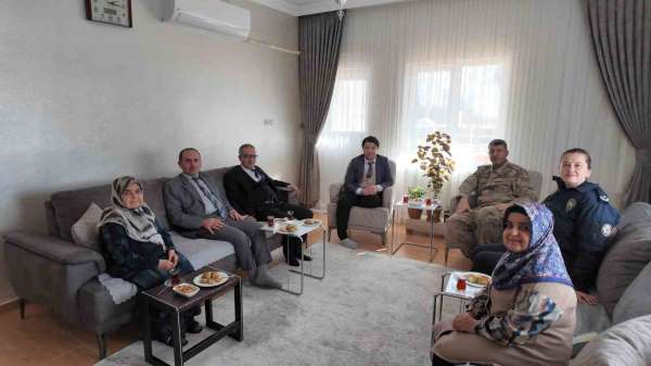 Gercüş'te şehit yakınları ve gazilere vefa ziyareti