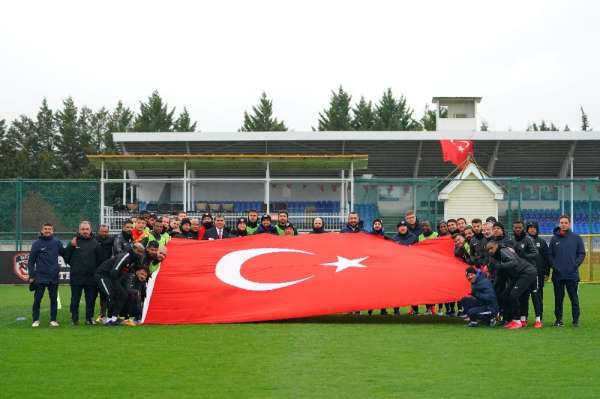 Gaziantep FK Ankaragücü maçına hazırlanıyor 