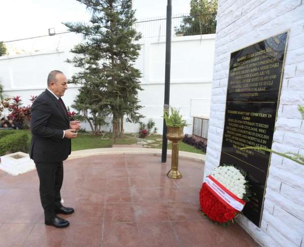 Çavuşoğlu, Kahire'de 18 Mart Şehitlerini Anma Günü ve Çanakkale Deniz Zaferi törenine katıldı - Kahire haber