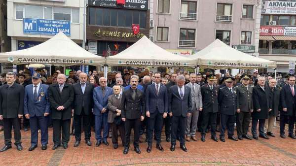 Çaycuma'da 18 Mart Çanakkale Şehitleri anıldı - Zonguldak haber