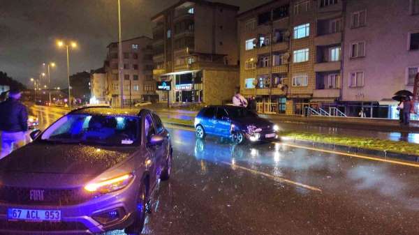 Ereğli'de yağış kazayı beraberinde getirdi - Zonguldak haber