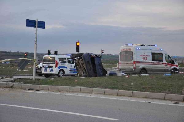 Tekirdağ'da feci kaza: 1 ölü - Tekirdağ haber