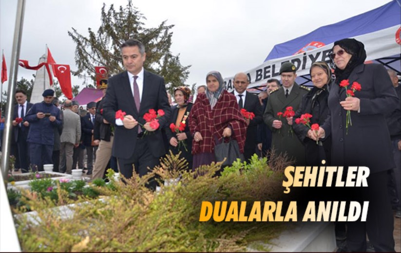 Bafra'da şehitler dua ile anıldı